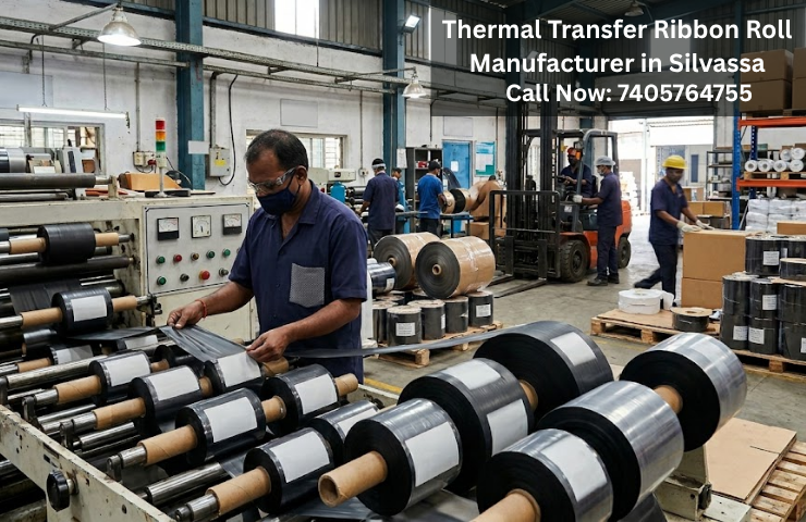 Thermal Transfer Ribbon Roll Manufacturer Silvassa