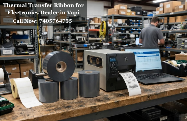 Thermal Transfer Ribbon for Electronics Dealer in Vapi