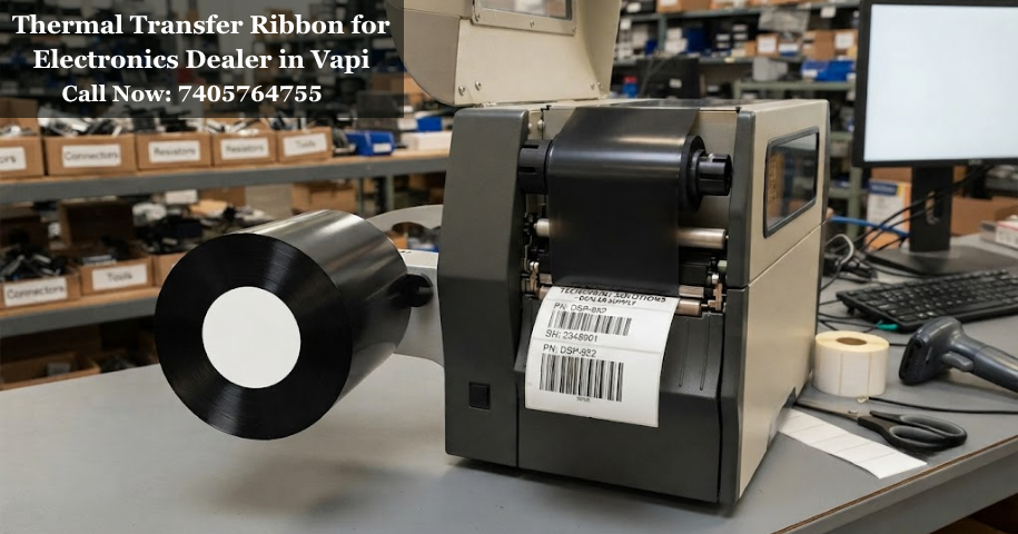 Thermal Transfer Ribbon for Electronics Dealer in Vapi